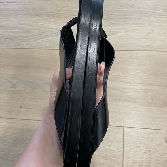 ZARA MINIMAL FLAT BLACK SANDALS Shoes Size 41 - Picture 11 of 11